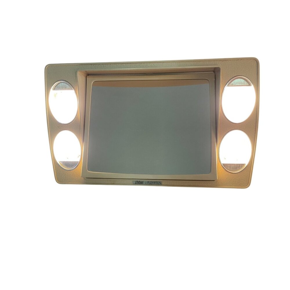 Vintage Mirror-Go-Lightly Lighted Makeup Mirror with Travel Case Used - Picture 6 of 16